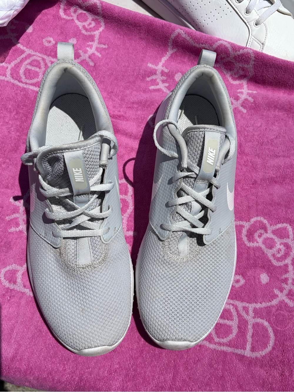 Nike Roshe G Golf Shoes Mens Size 11 Pure Platinum Grey White